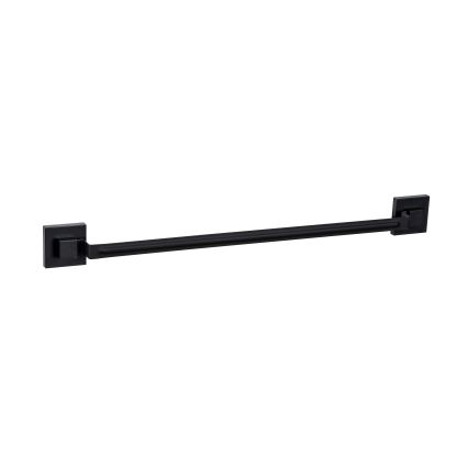 WENKO 71445800 - Barre porte-serviettes VACUUM-LOC QUADRO ED 60,5 x 6 cm, noire
