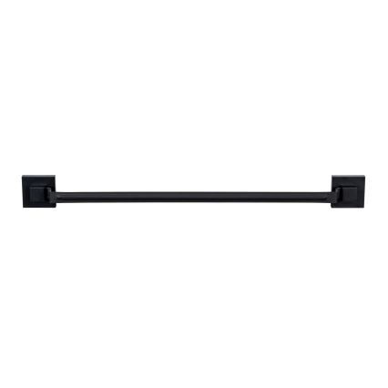 WENKO 71445800 - Barre porte-serviettes VACUUM-LOC QUADRO ED 60,5 x 6 cm, noire