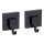 WENKO 71448800 - Crochet VACUUM-LOC QUADRO ED 6x7 cm noir