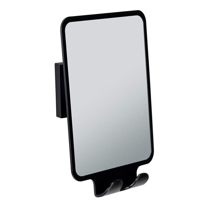 WENKO 71449800 - Miroir VACUUM-LOC QUADRO ED 14x19,5 cm noir