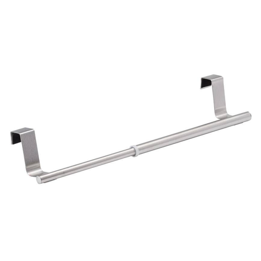 WENKO 79173100 - Porte-serviettes TELESCOPE 7x6 cm acier inoxydable/argenté/noir