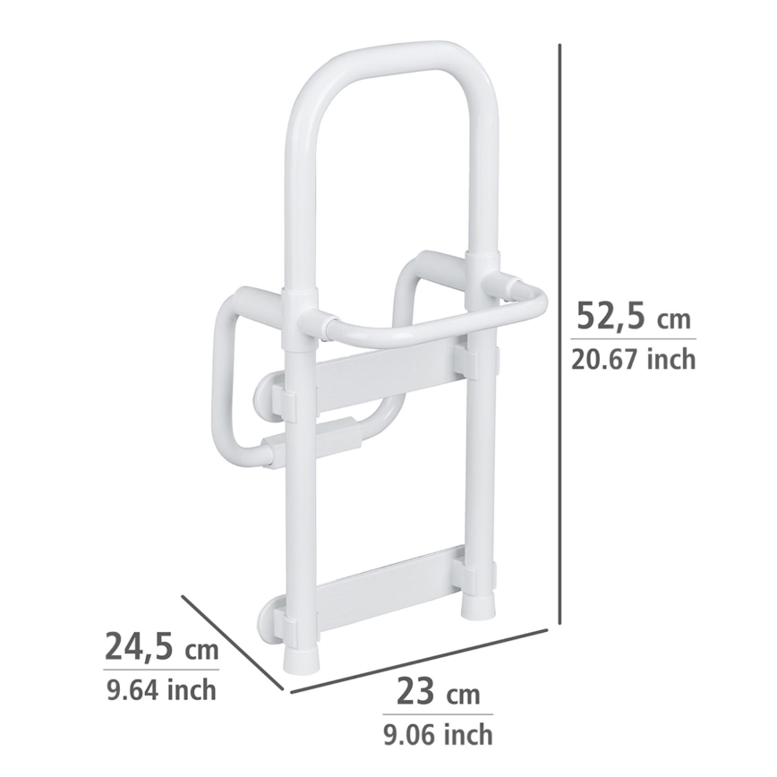 WENKO 8110100-Poignée de sécurité SECURA 23x52 cm blanche
