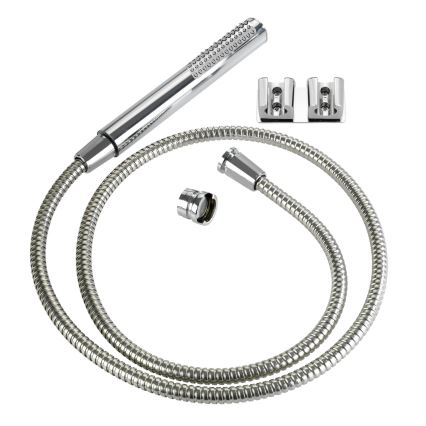 WENKO 81340100 - Douche DUO 170x2,7 cm chromé brillant/argenté/gris