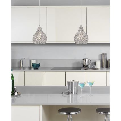 Westinghouse 6103740 - Suspension sur câble KELCIE 1xE27/60W/230V Ø 18 cm