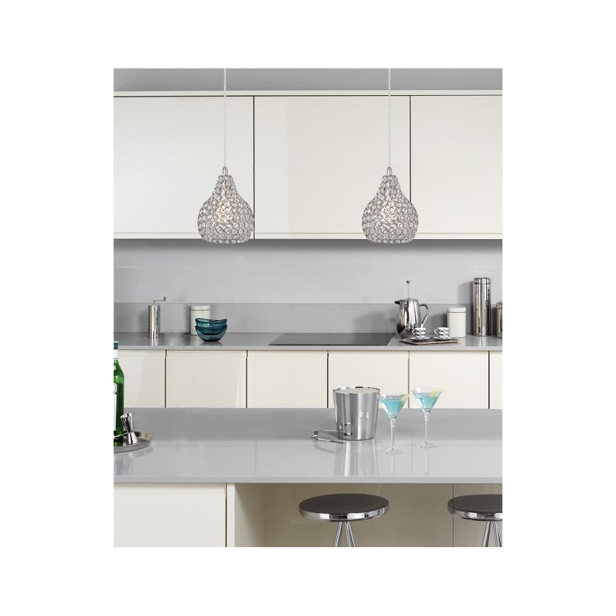 Westinghouse 6103740 - Suspension sur câble KELCIE 1xE27/60W/230V Ø 18 cm