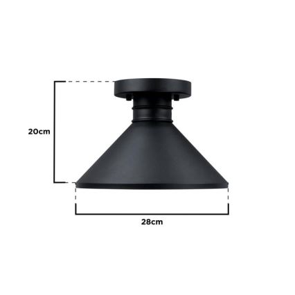 Westinghouse 61238 - Plafonnier extérieur WALTER 1xE27/60W/230V IP44