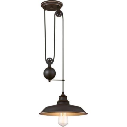 Westinghouse 6363240 - Suspension LED sur câble IRON HILL 1xE27/60W/230V Ø 31 cm
