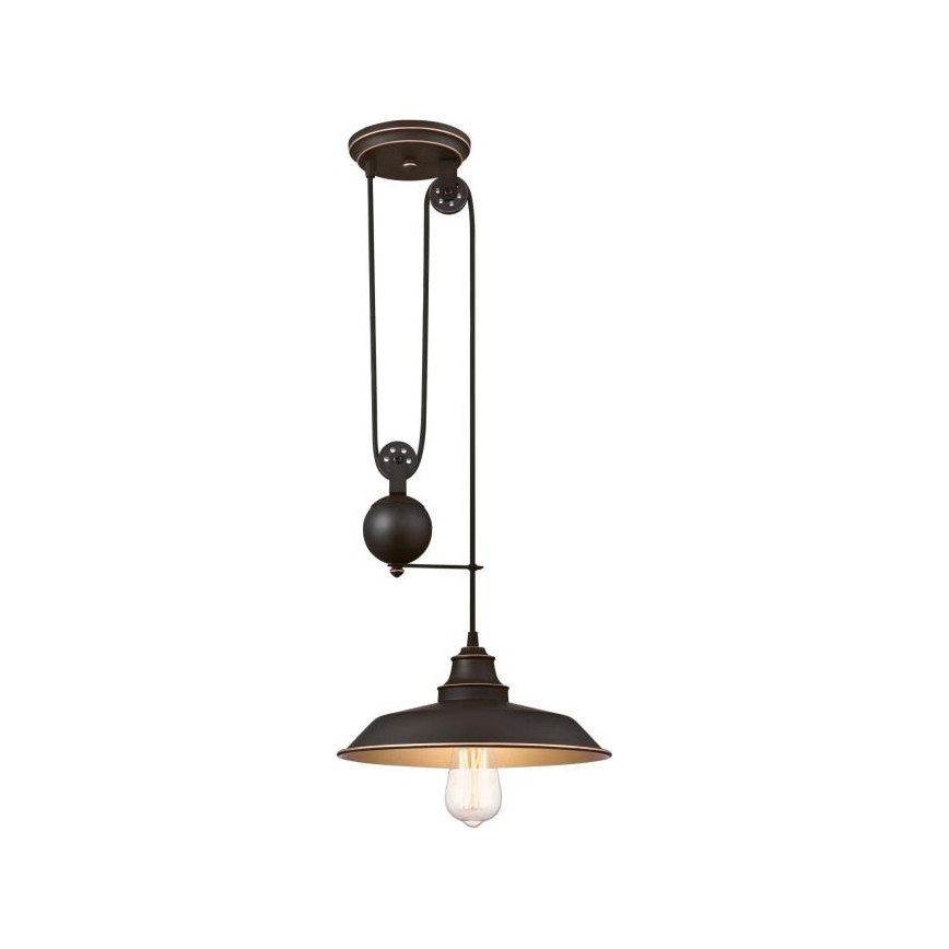 Westinghouse 6363240 - Suspension LED sur câble IRON HILL 1xE27/60W/230V Ø 31 cm