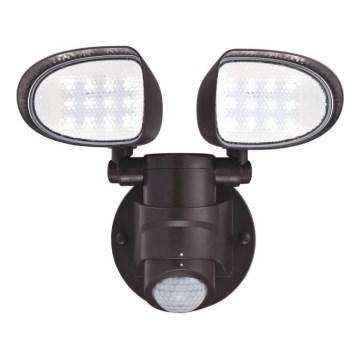 Westinghouse 63643 - Projecteur extérieur avec détecteur 2xLED/8,75W/230V IP44
