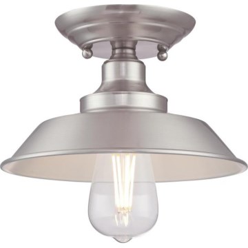Westinghouse 6370040 - Plafonnier affleurant IRON HILL 1 x douille E27, 60 W, 230 V, Ø 22 cm
