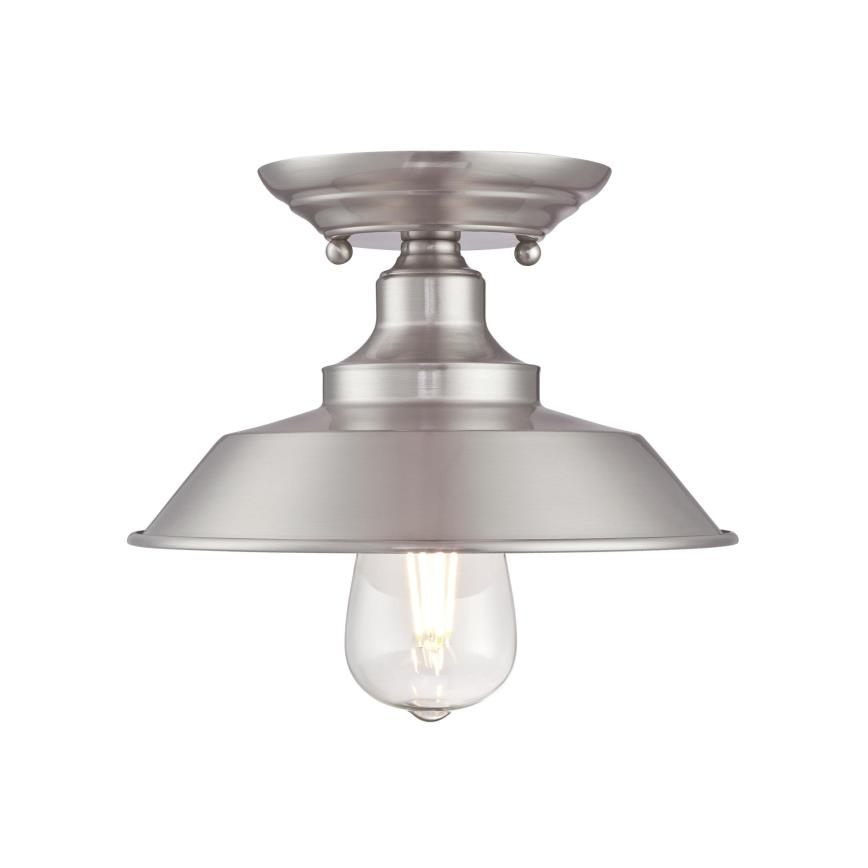 Westinghouse 6370040 - Plafonnier affleurant IRON HILL 1 x douille E27, 60 W, 230 V, Ø 22 cm