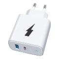 Winner Group - Adaptateur de charge rapide 1xUSB-C + 1xUSB-A Power Delivery 38W blanc