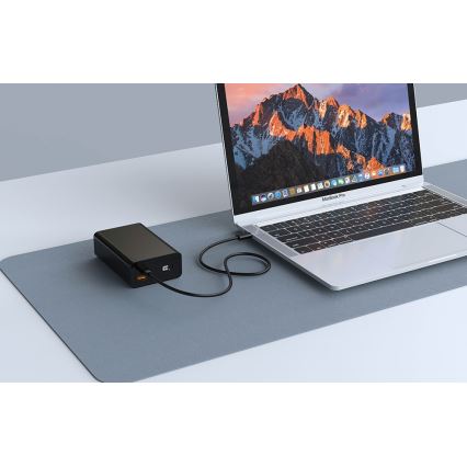 Winner Group - Batterie portative avec écran 20000 mAh 20W Power Delivery noir