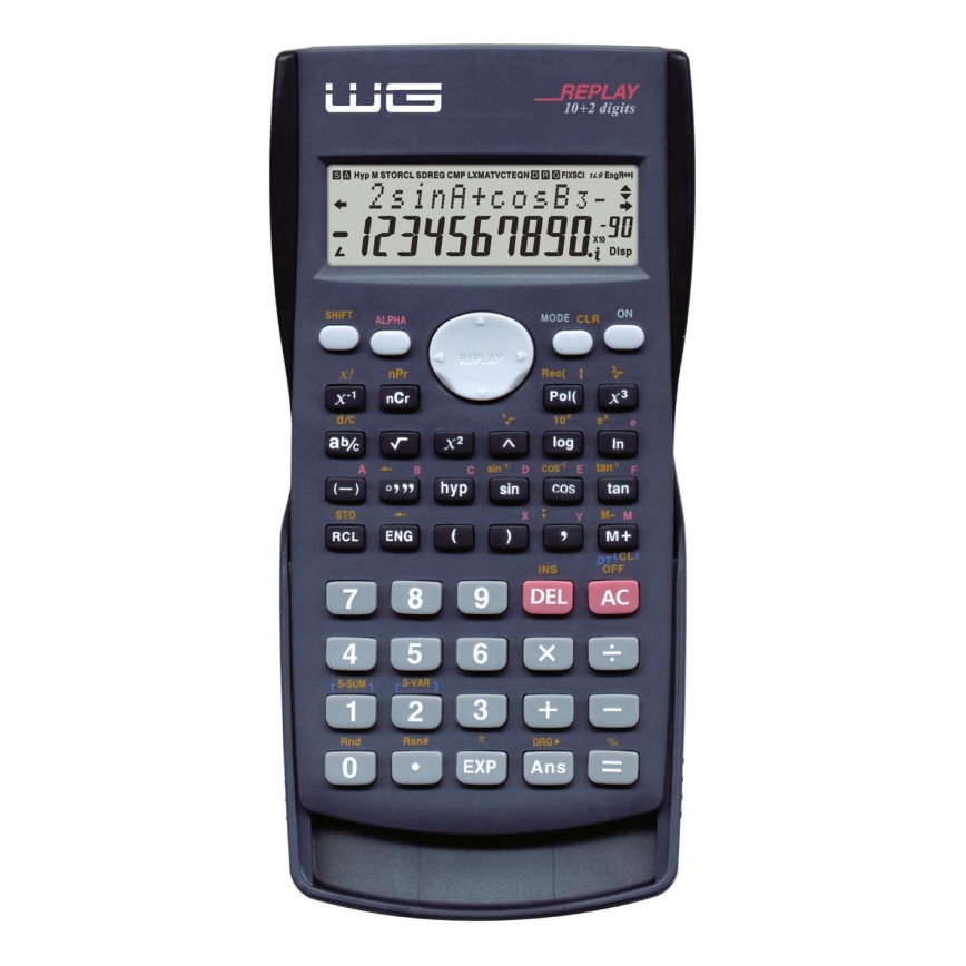 Winner Group - Calculatrice scientifique MathMaster Pro 1xLR44 noir