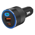 Winner Group - Chargeur pour voiture 2xUSB-C + 1xUSB-A Power Delivery 130W noir