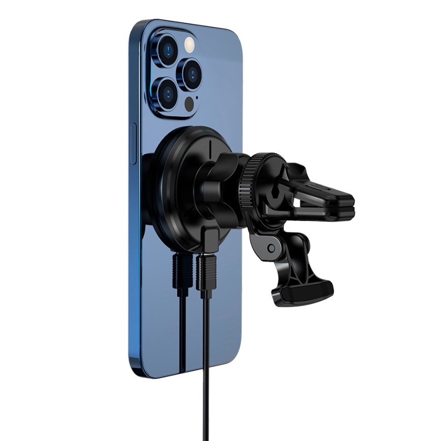 Winner Group - Chargeur sans fil et support pour voiture 15W Qi2 MagSafe
