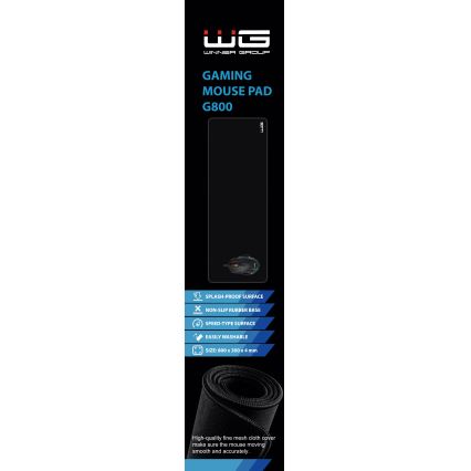 Winner Group - Clavier et tapis de souris gaming 30x80 cm noir