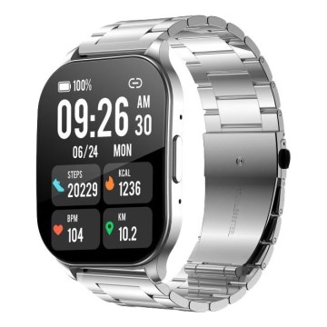 Winner Group - Montre connectée AirFlexOne 300 mAh IP68 argentée