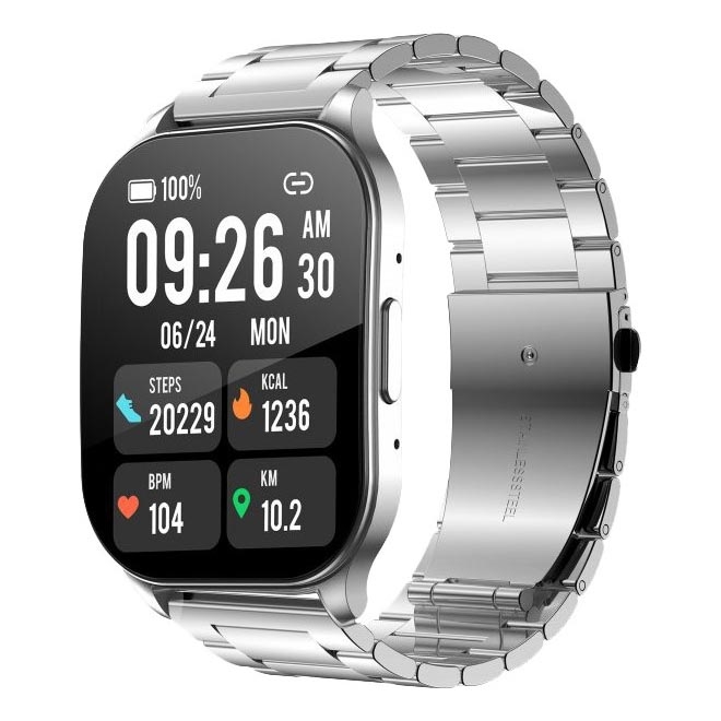 Winner Group - Montre connectée AirFlexOne 300 mAh IP68 argentée