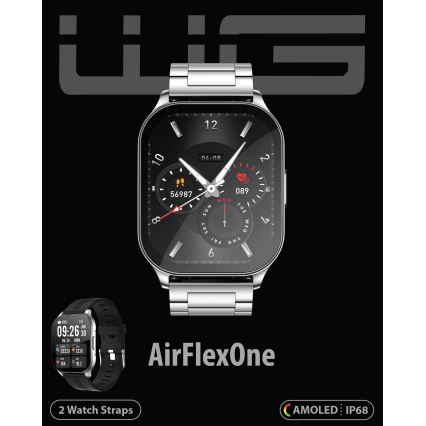Winner Group - Montre connectée AirFlexOne 300 mAh IP68 argentée
