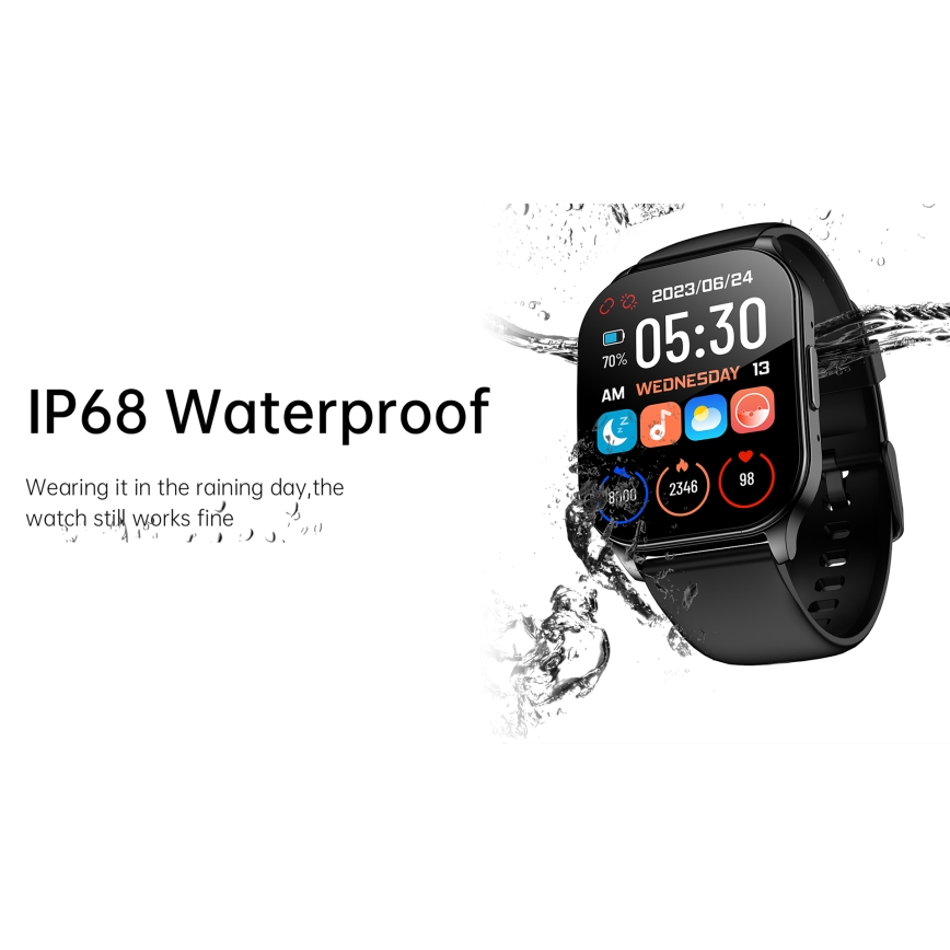 Winner Group - Montre connectée AirFlexOne 300 mAh IP68 argentée