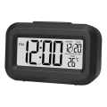 Winner Group - Réveil avec écran LCD et thermomètre 2xAAA noir