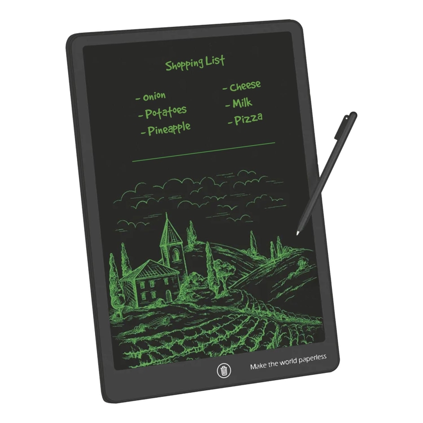 Winner Group - Tablette de dessin électronique 15 1xCR2032 noire