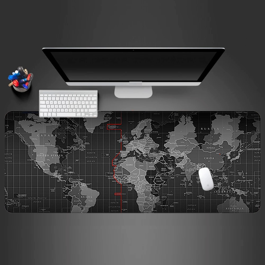 Winner Group - Tapis de clavier et souris 30x75 cm monde