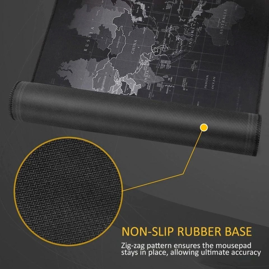 Winner Group - Tapis de clavier et souris 30x75 cm monde