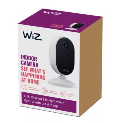 WiZ - Caméra intérieure Full HD 1080P Wi-Fi