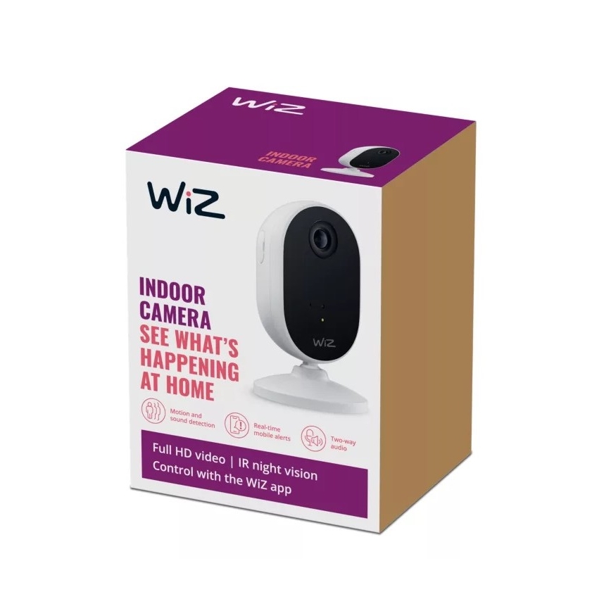 WiZ - Caméra intérieure Full HD 1080P Wi-Fi