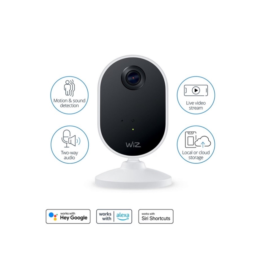 WiZ - Caméra intérieure Full HD 1080P Wi-Fi