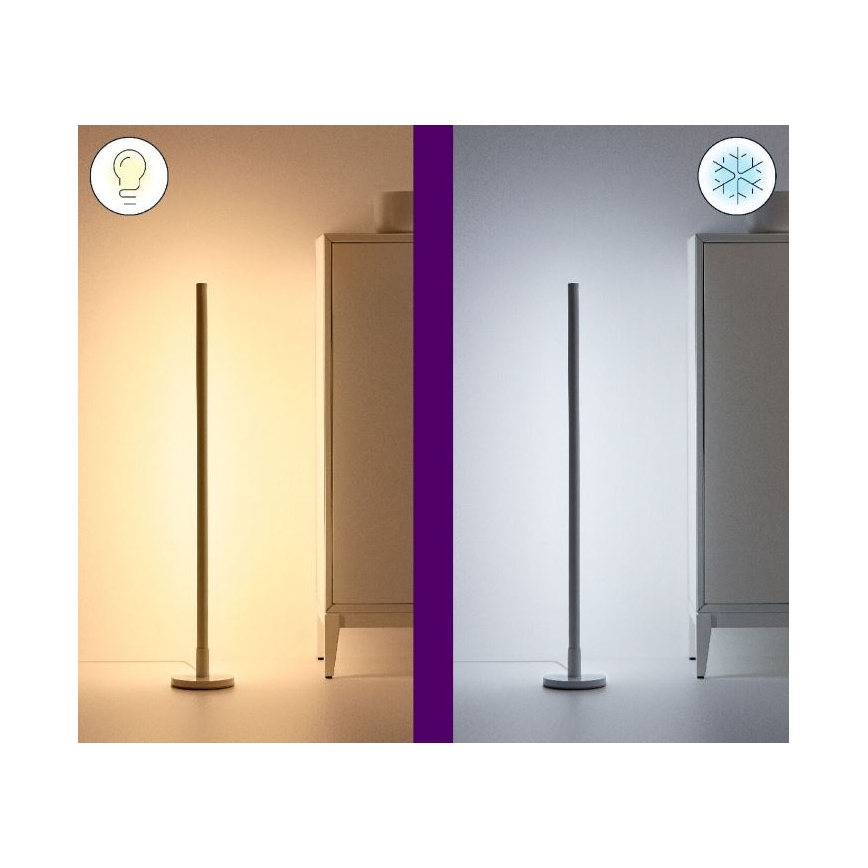 WiZ - Lampadaire LED RVBW à intensité variable POLE LED/13W/230V 2200-6500K Wi-Fi