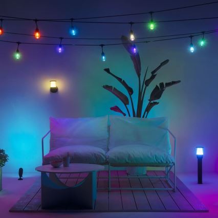 WiZ - Lampe extérieure LED RGBW dimmable ELPAS LED/4,8W/12/230V 2700-5000K IP65 Wi-Fi