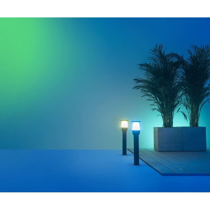 WiZ - Lampe extérieure LED RGBW dimmable ELPAS LED/4,8W/12/230V 2700-5000K IP65 Wi-Fi