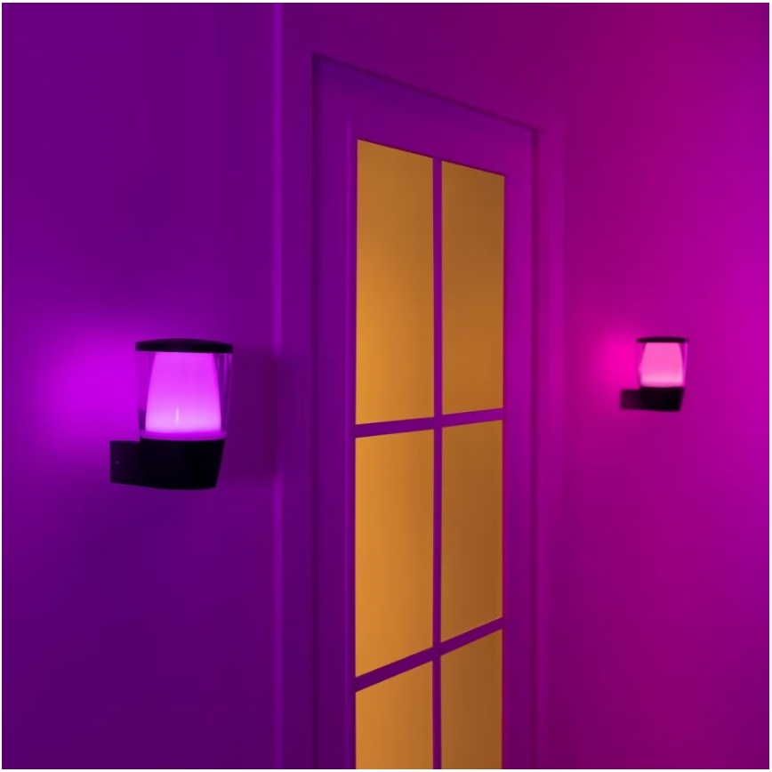 WiZ - Luminaire d'extérieur RGBW à intensité variable ELPAS LED/8,5W/230V 2700–5000K IP44 Wi-Fi