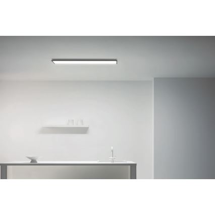 WiZ - Panneau LED à intensité variable SUPERSLIM LED/36W/230V 2700-6500K Wi-Fi noir