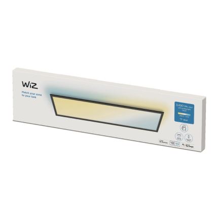 WiZ - Panneau LED à intensité variable SUPERSLIM LED/36W/230V 2700-6500K Wi-Fi noir