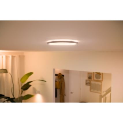 WiZ - Plafonnier LED à intensité variable SUPERSLIM LED/16W/230V 2700-6500K Wi-Fi blanc