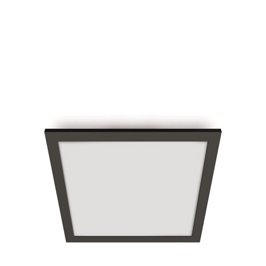 WiZ - Plafonnier LED à intensité variable SUPERSLIM LED/12W/230V 2700-6500K Wi-Fi noir
