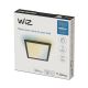 WiZ - Plafonnier LED à intensité variable SUPERSLIM LED/12W/230V 2700-6500K Wi-Fi noir