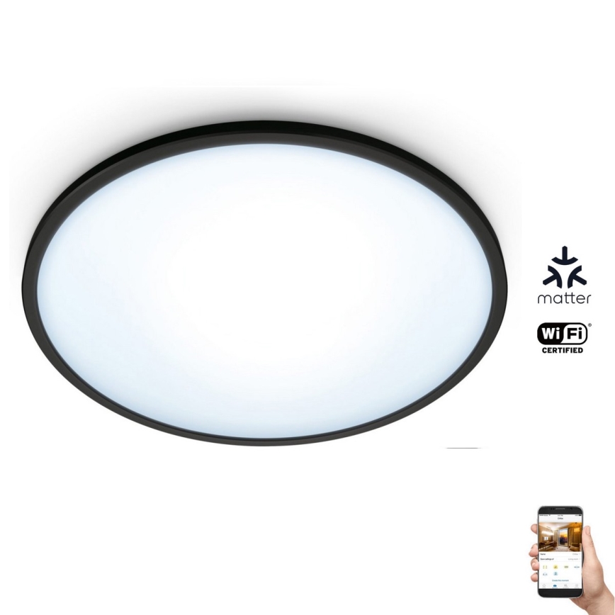 WiZ - Plafonnier LED à intensité variable SUPERSLIM LED/14W/230V 2700-6500K Wi-Fi