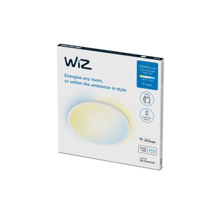 WiZ - Plafonnier LED à intensité variable SUPERSLIM LED/22W/230V 2700-6500K Wi-Fi blanc