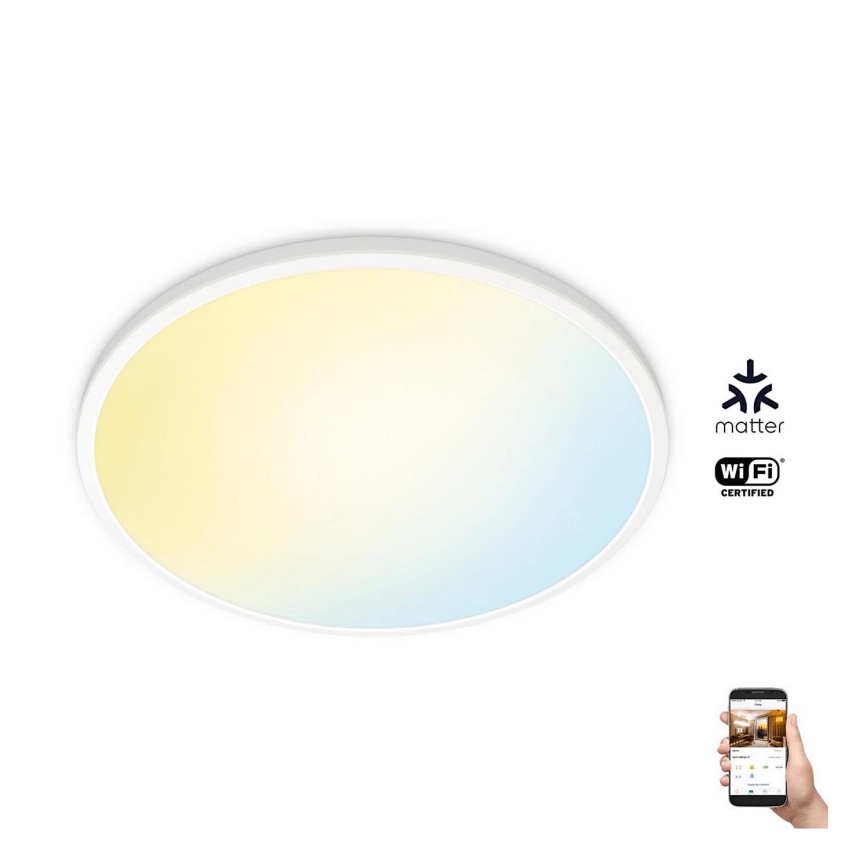 Plafonnier LED Moderne, Plafonnier LED Dimmable 32W 2700-6500K avec  Télécommande