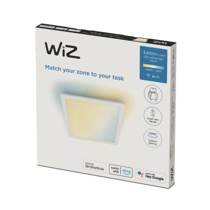 WiZ - Plafonnier LED à intensité variable SUPERSLIM LED/36W/230V 2700-6500K Wi-Fi blanc