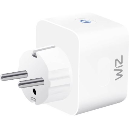 WiZ - Prise connectée F 2300W + powermeter Wi-Fi SCHUKO