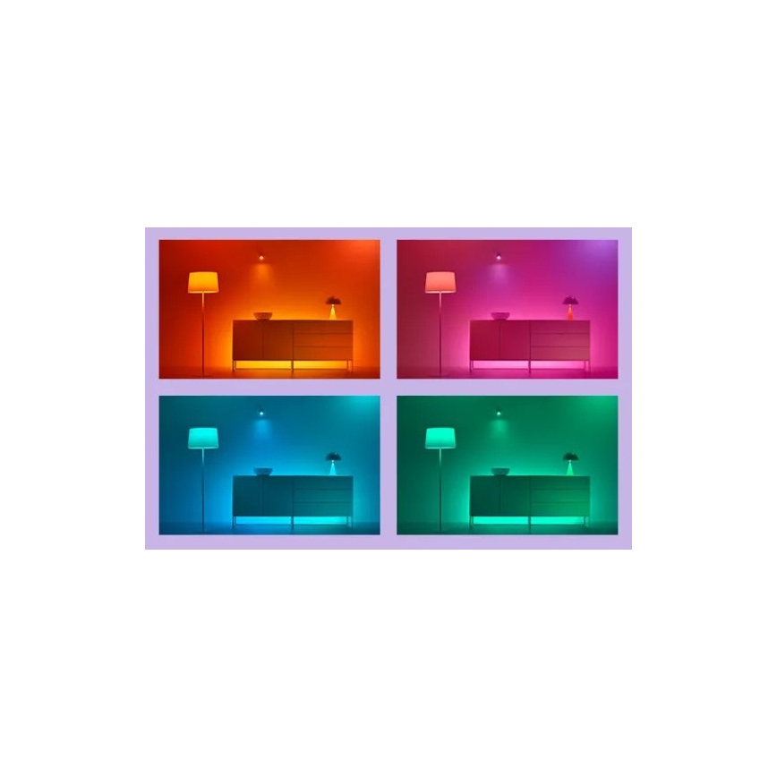 WiZ - Ruban LED RGBIC dimmable 4m LED/10,2W/5V 2700-6500K Wi-Fi