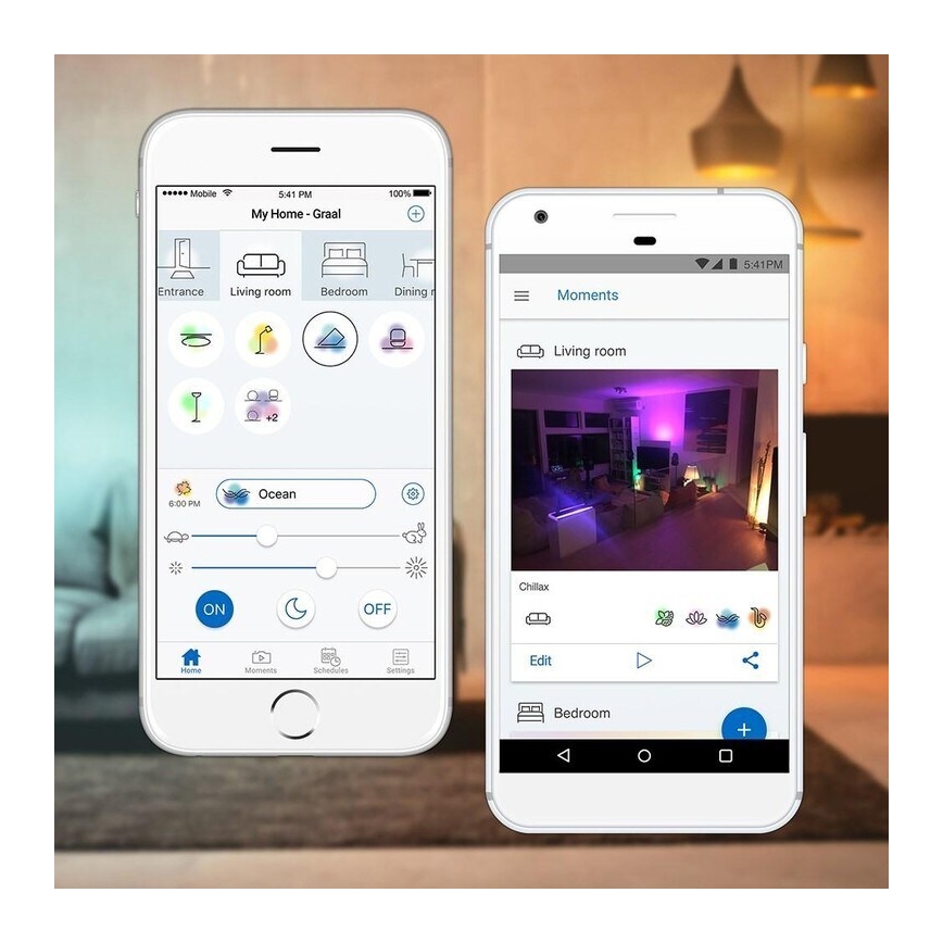 WiZ -Suspension filaire LED RGBW à intensité variable ELIXIR LED/15W/230V 2200-6500K Wi-Fi+ Télécommande