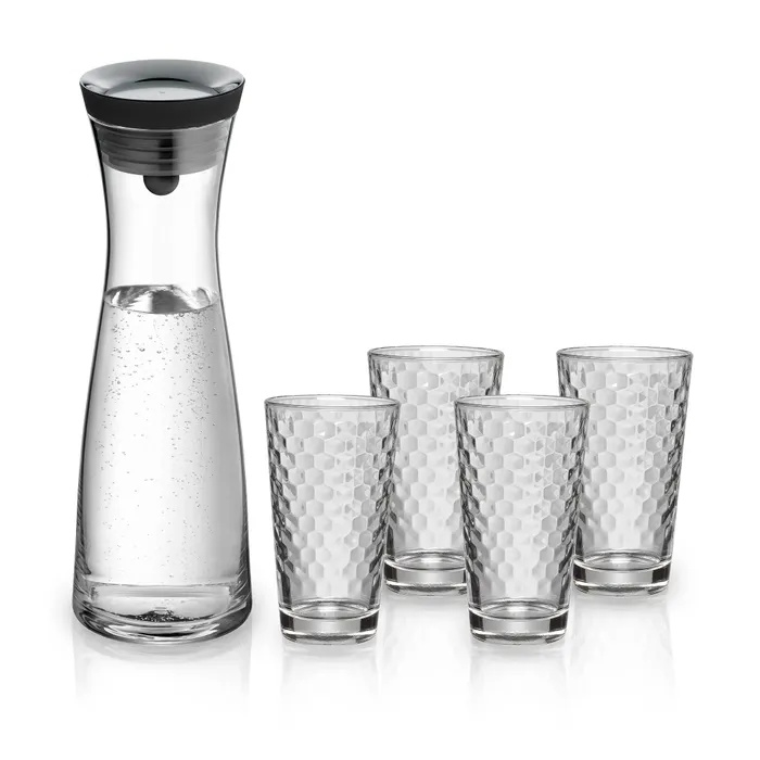 WMF - Carafe à eau Basic 1 l + 4 verres