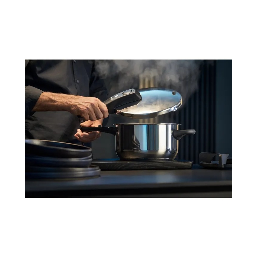 WMF - Ensemble d'autocuiseurs 6,5 l + 3 l PERFECT en inox